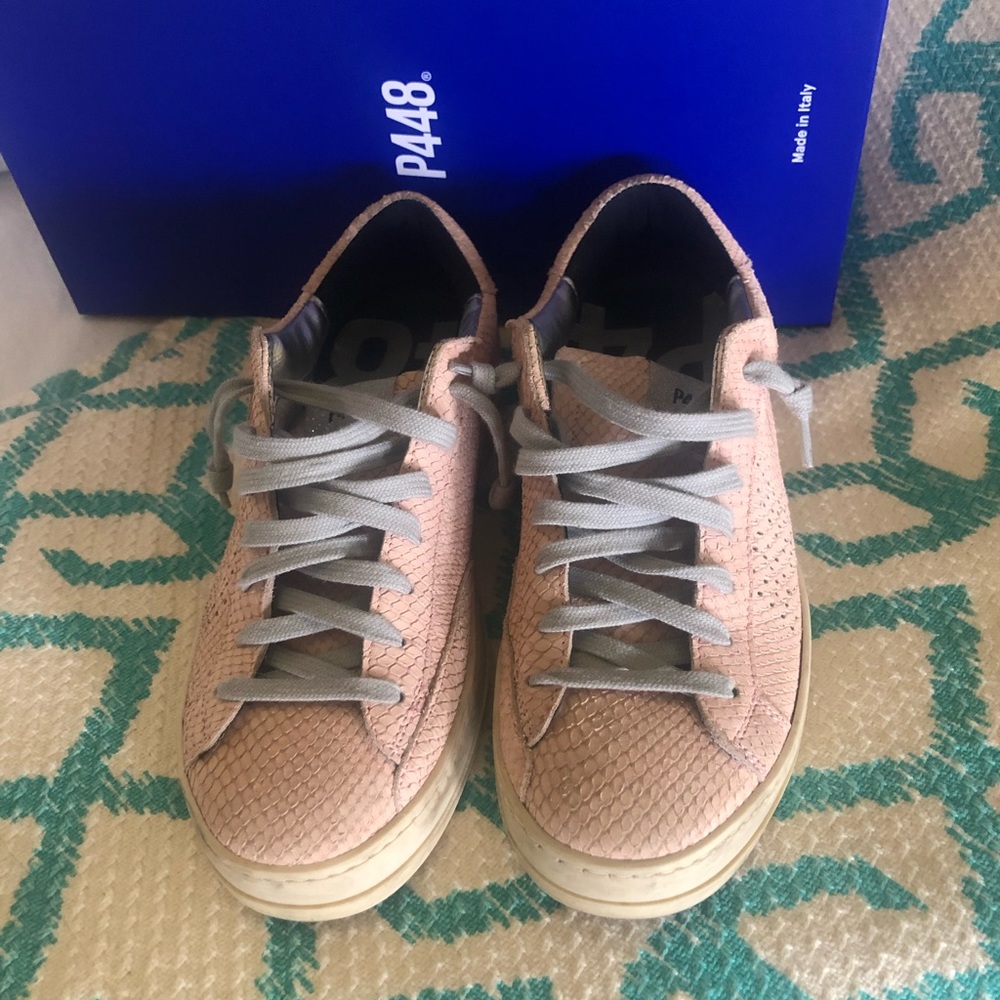P448 Tennis shoes made in Italy. Purchased from Anthropologie.com